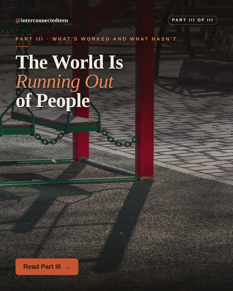 The World Is Running Out of People, Part III